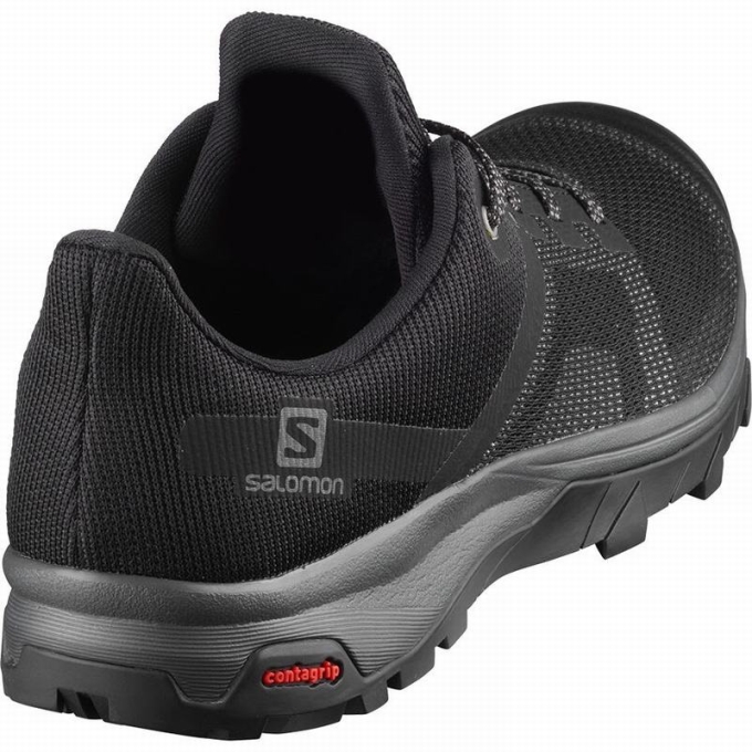 Black Salomon OUTLINE PRISM Women's Hiking Shoes | AE-542NGUI