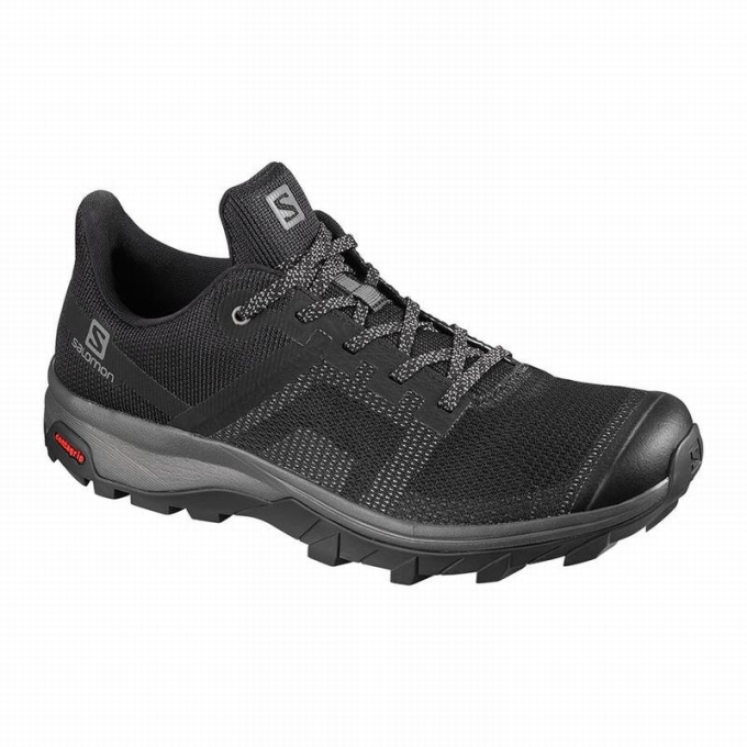 Black Salomon OUTLINE PRISM Women\'s Hiking Shoes | AE-542NGUI