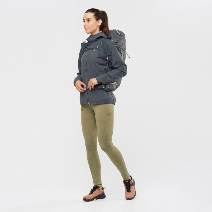 Black Salomon OUTLINE Women's Jackets | AE-208FZGN