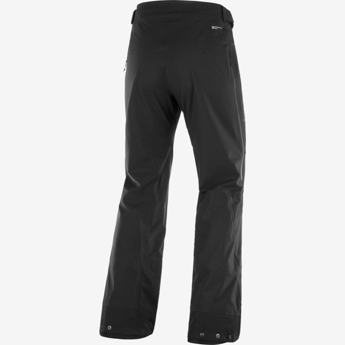 Black Salomon OUTPEAK 3L LIGHT SHELL M Ski Men's Pants | AE-815SKLC