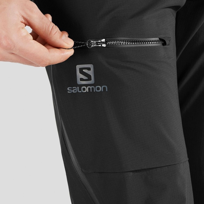 Black Salomon OUTPEAK 3L LIGHT SHELL M Ski Men's Pants | AE-815SKLC