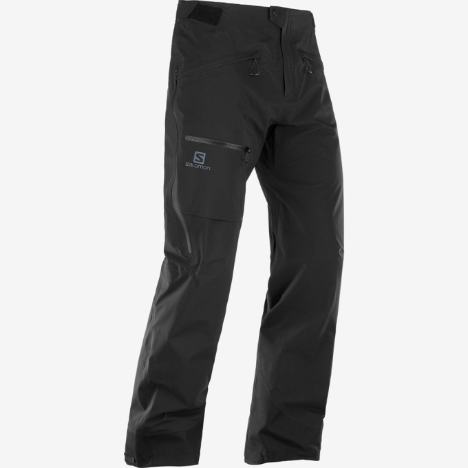 Black Salomon OUTPEAK 3L LIGHT SHELL M Ski Men's Pants | AE-815SKLC