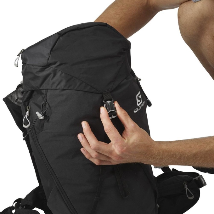 Black Salomon OUT NIGHT 30+5 Men's Backpacks | AE-903USWA