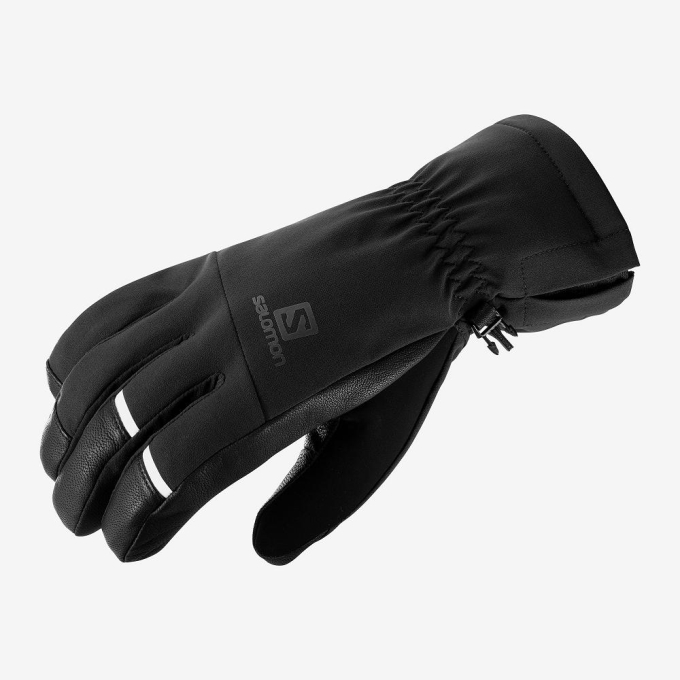 Black Salomon PROPELLER DRY M Men's Gloves | AE-015NXVL