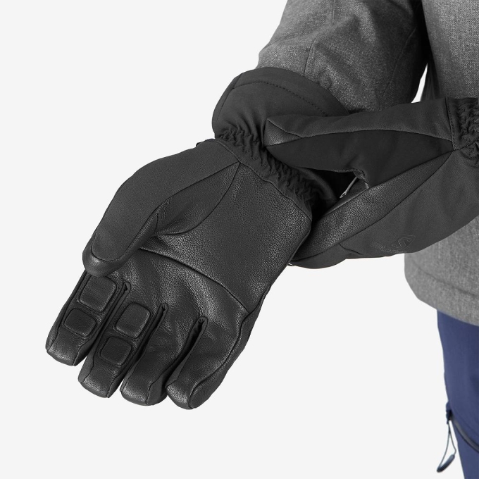 Black Salomon PROPELLER DRY M Men's Gloves | AE-015NXVL