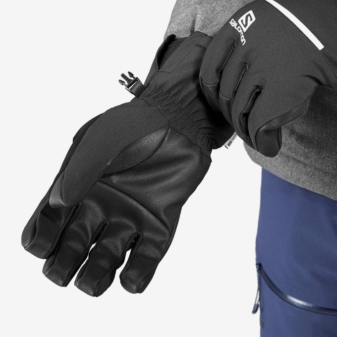 Black Salomon PROPELLER ONE M Men's Gloves | AE-610NSQH