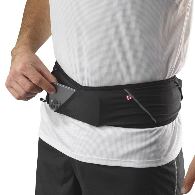 Black Salomon PULSE Sport Men's Belts | AE-165ZKMT