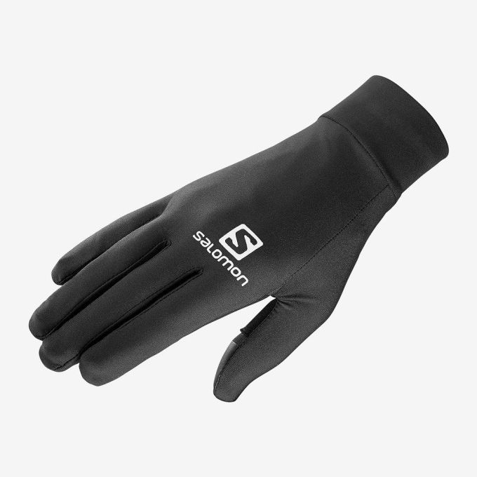 Black Salomon PULSE U Men's Gloves | AE-265OGWU