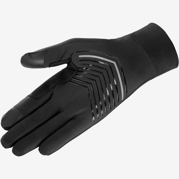 Black Salomon PULSE U Men's Gloves | AE-265OGWU