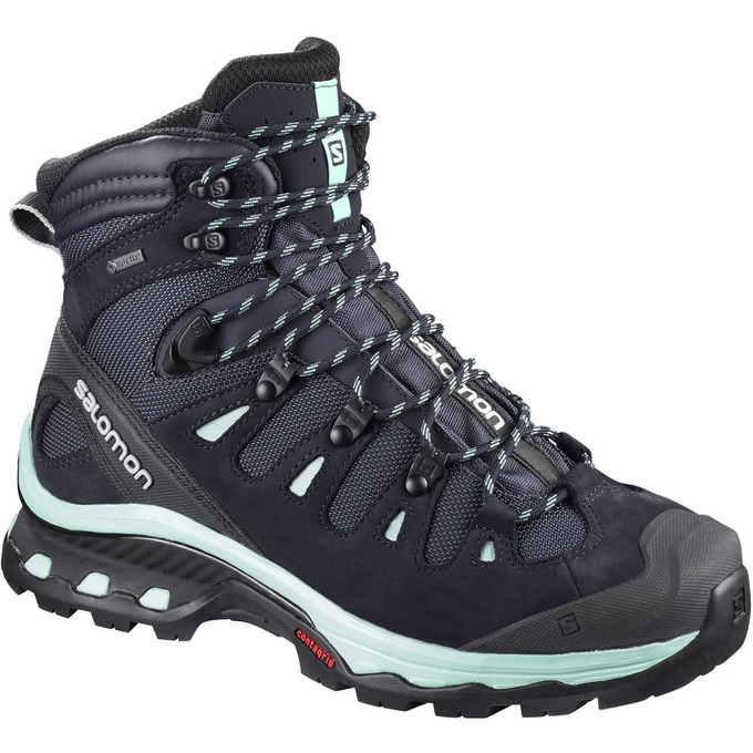 Black Salomon QUEST 4D 3 GTX W Women\'s Hiking Boots | AE-418MINZ