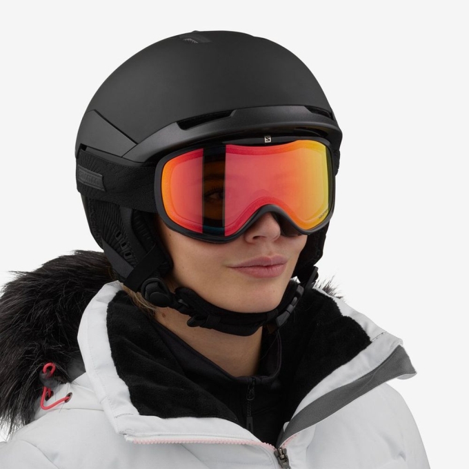 Black Salomon QUEST ACCESS Women's Helmets | AE-701QNLB