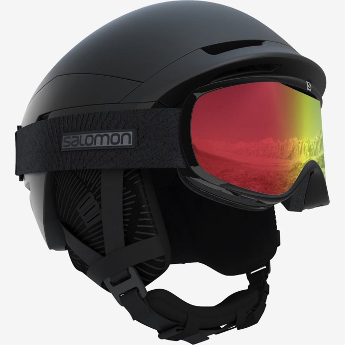 Black Salomon QUEST ACCESS Women's Helmets | AE-701QNLB