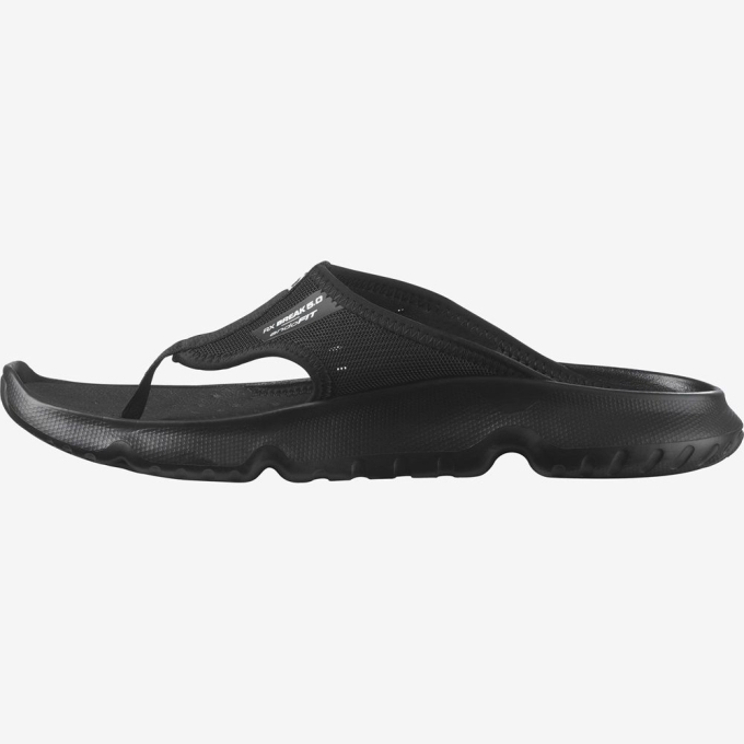 Black Salomon REELAX BREAK 5.0 Men's Recovery Shoes | AE-547NTVC