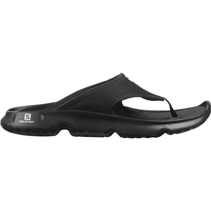 Black Salomon REELAX BREAK 5.0 Men\'s Sandals | AE-605QVRL