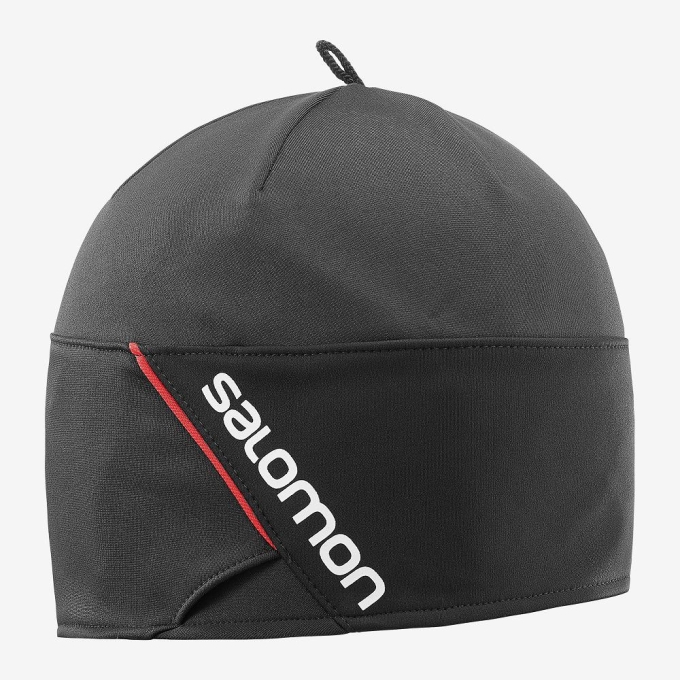 Black Salomon RS Men's Beanie | AE-274MNYA