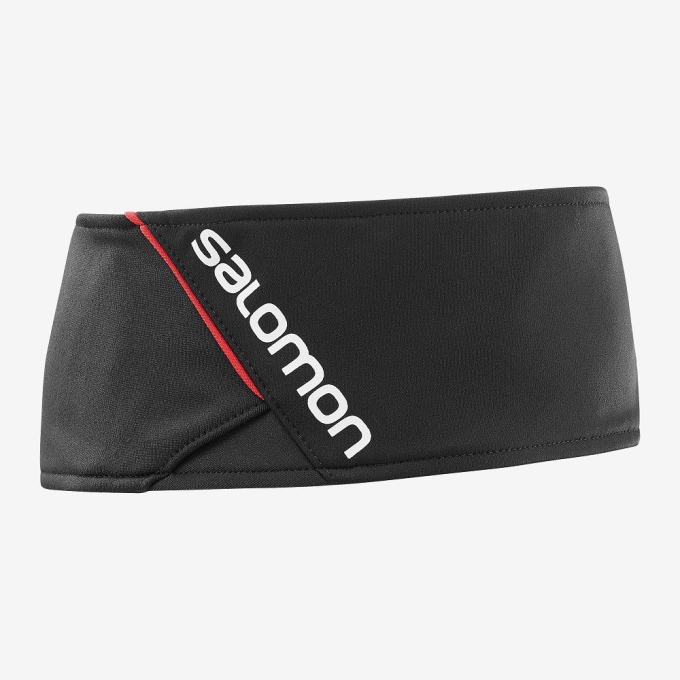 Black Salomon RS Men's Headband | AE-102MWCV