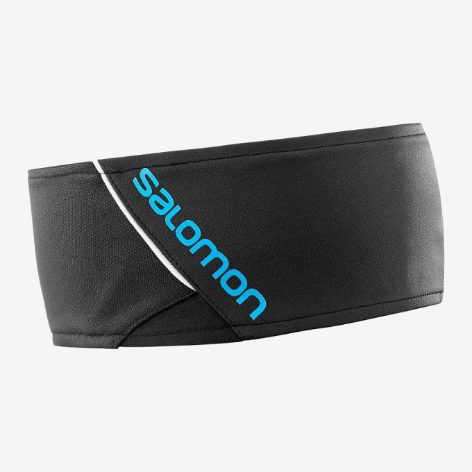 Black Salomon RS Men\'s Headband | AE-765MSYU