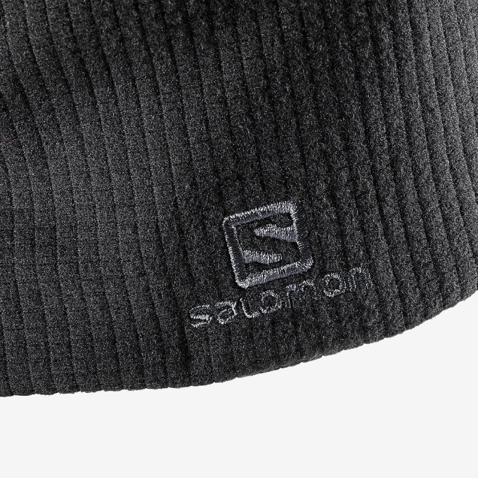 Black Salomon RS WARM TUBE Men's Headwear | AE-348MNEY