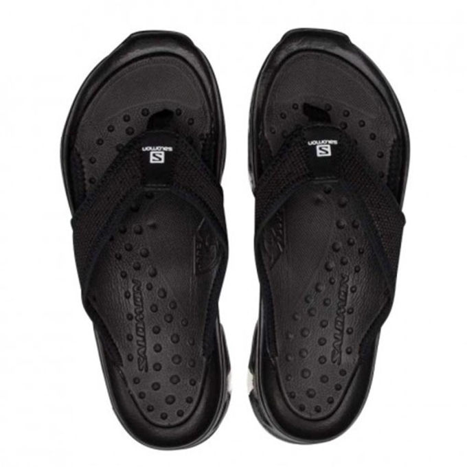 Black Salomon RX BREAK 4.0 Men's Flip Flops | AE-295DBFY