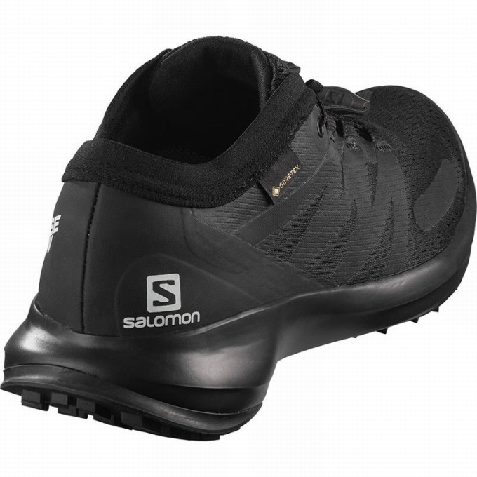 Black Salomon SENSE FLOW GTX W Women's Trail Running Shoes | AE-017KHXM