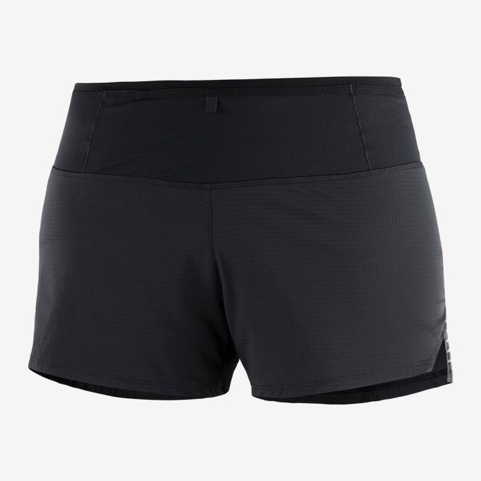 Black Salomon SENSE Women's Shorts | AE-098IBPV