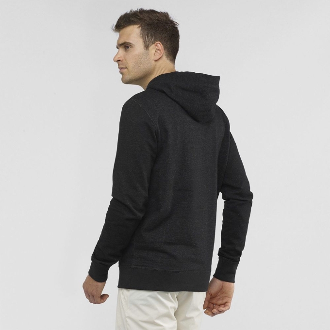 Black Salomon SHIFT HOODIE M Men's Midlayers | AE-916ONQF