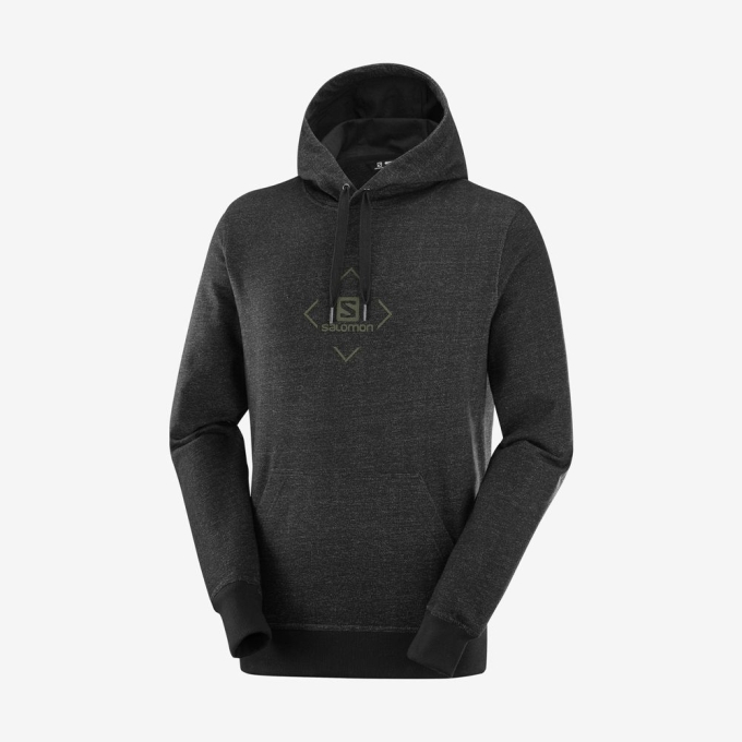 Black Salomon SHIFT HOODIE M Men's Midlayers | AE-953COKB