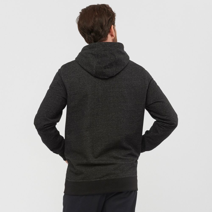 Black Salomon SHIFT HOODIE M Men's Midlayers | AE-953COKB