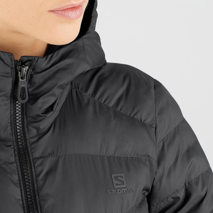 Black Salomon SIGHT STORM W Women's Hoodie | AE-721ZPMN