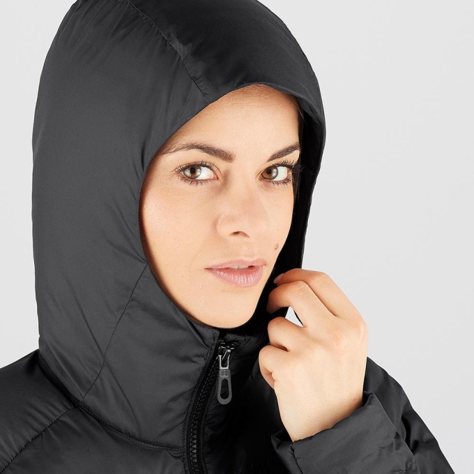 Black Salomon SIGHT STORM W Women's Hoodie | AE-721ZPMN