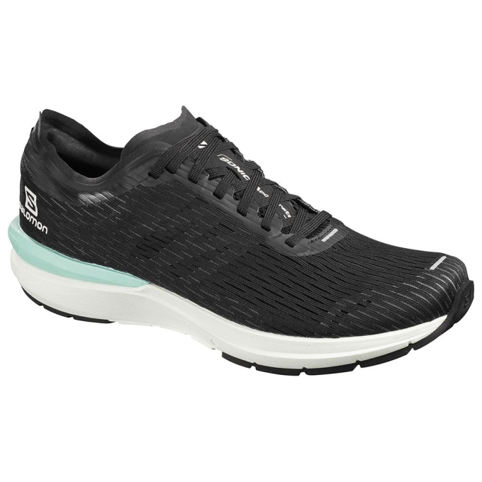 Black Salomon SONIC 3 ACCELERATE Men's Road Running Shoes | AE-280VYCQ