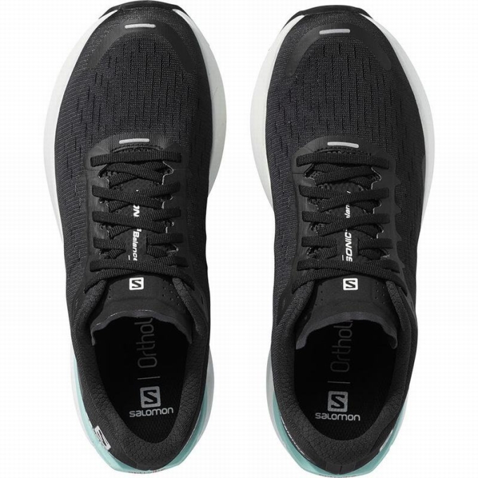 Black Salomon SONIC 3 BALANCE Men's Running Shoes | AE-536FZQT