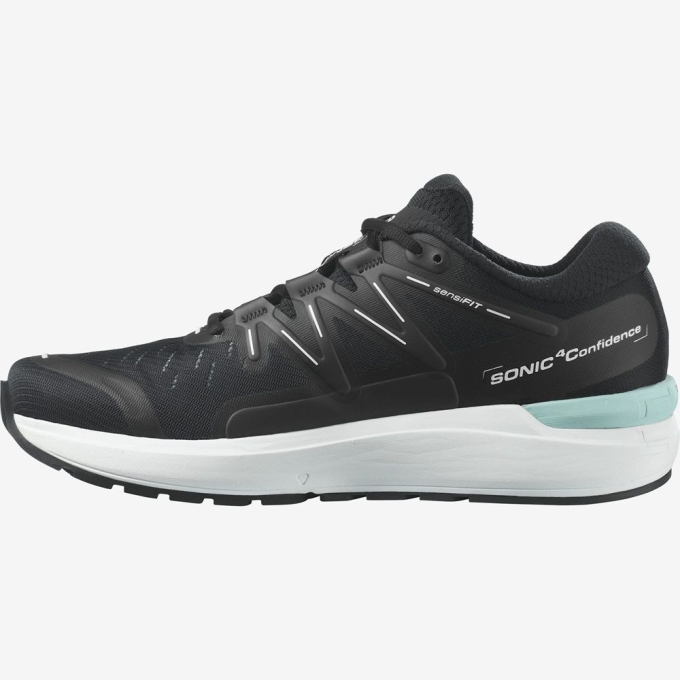 Black Salomon SONIC 4 CONFIDENCE Men's Road Running Shoes | AE-078MDSU