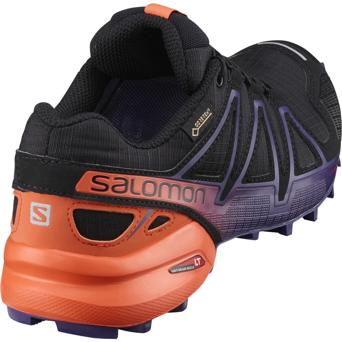 Black Salomon SPEEDCROSS 4 GTX LTD W Women's Trail Running Shoes | AE-814NCZS