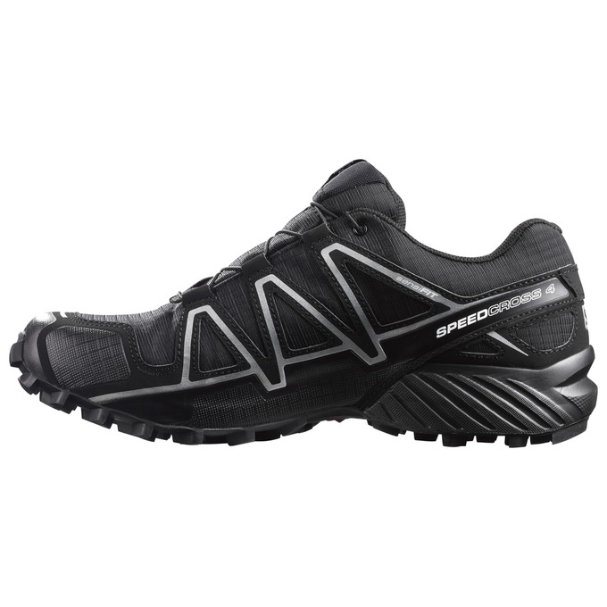 Black Salomon SPEEDCROSS 4 GTX Men's Trail Running Shoes | AE-093WRPT