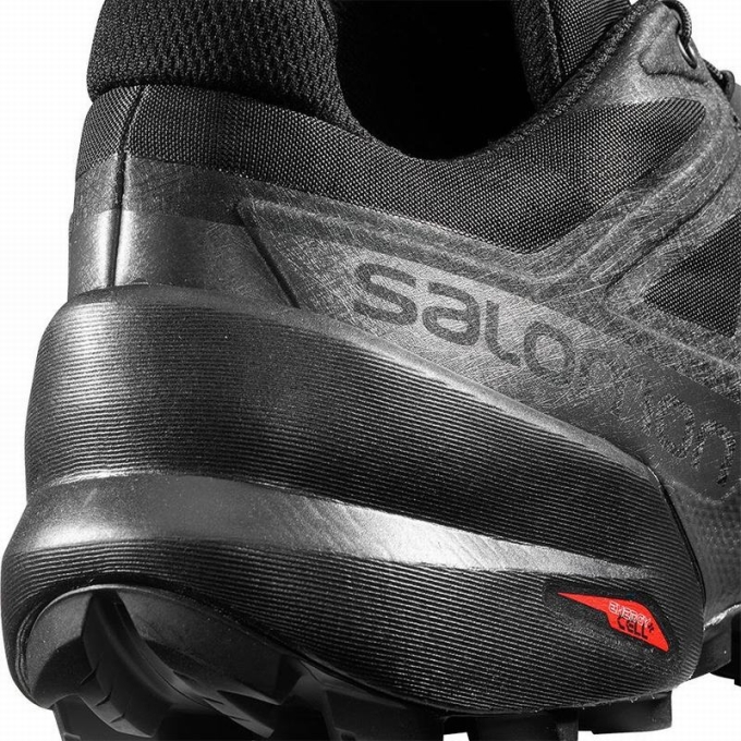 Black Salomon SPEEDCROSS 5 Men's Trail Running Shoes | AE-029KLXN