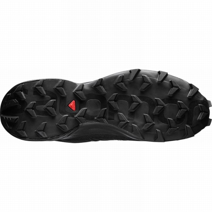 Black Salomon SPEEDCROSS 5 Men's Trail Running Shoes | AE-029KLXN