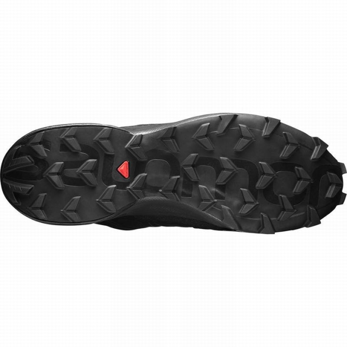 Black Salomon SPEEDCROSS 5 Men's Trail Running Shoes | AE-029KLXN