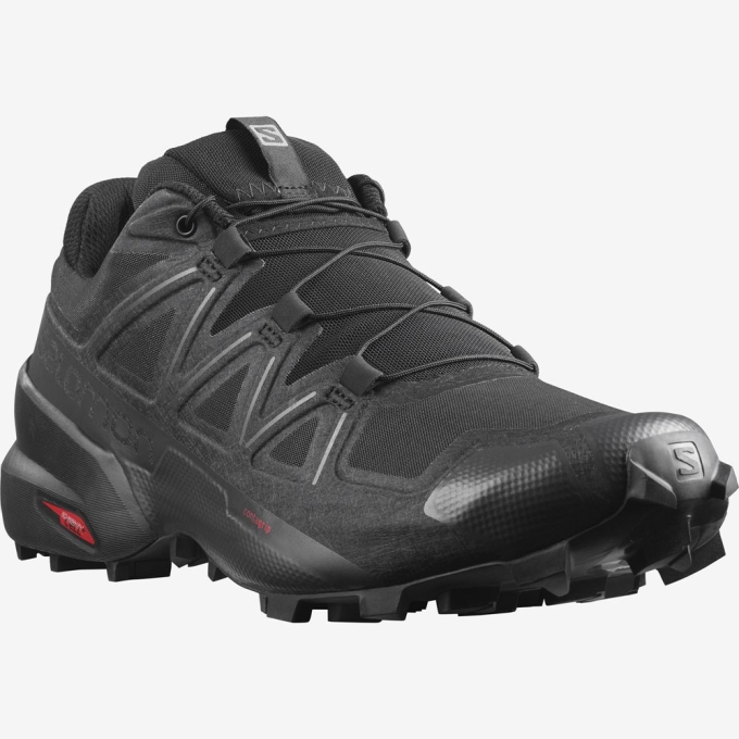 Black Salomon SPEEDCROSS 5 Men's Trail Running Shoes | AE-245SWMO