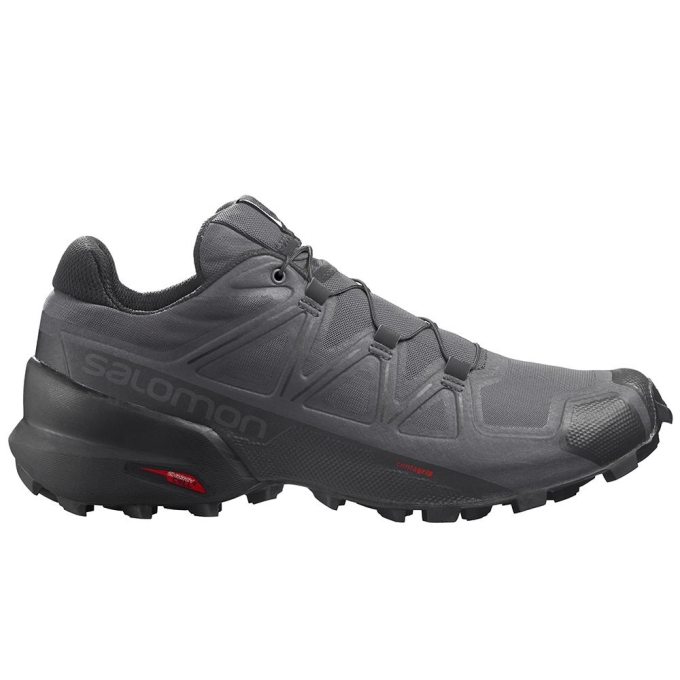 Black Salomon SPEEDCROSS 5 Men\'s Trail Running Shoes | AE-856LYMU