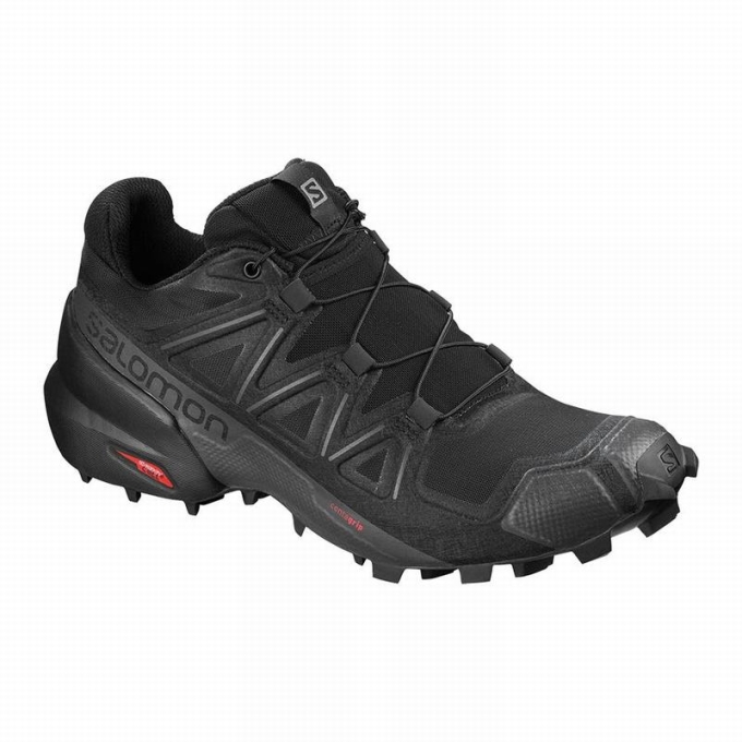 Black Salomon SPEEDCROSS 5 Women\'s Trail Running Shoes | AE-438AJUZ