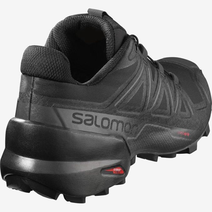 Black Salomon SPEEDCROSS 5 Women's Trail Running Shoes | AE-587SENO