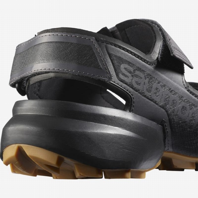 Black Salomon SPEEDCROSS Men's Sandals | AE-601IWTV