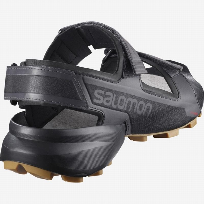 Black Salomon SPEEDCROSS Men's Sandals | AE-601IWTV