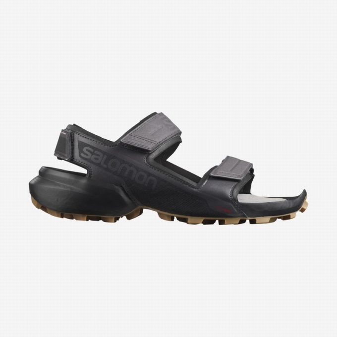 Black Salomon SPEEDCROSS Men\'s Sandals | AE-601IWTV