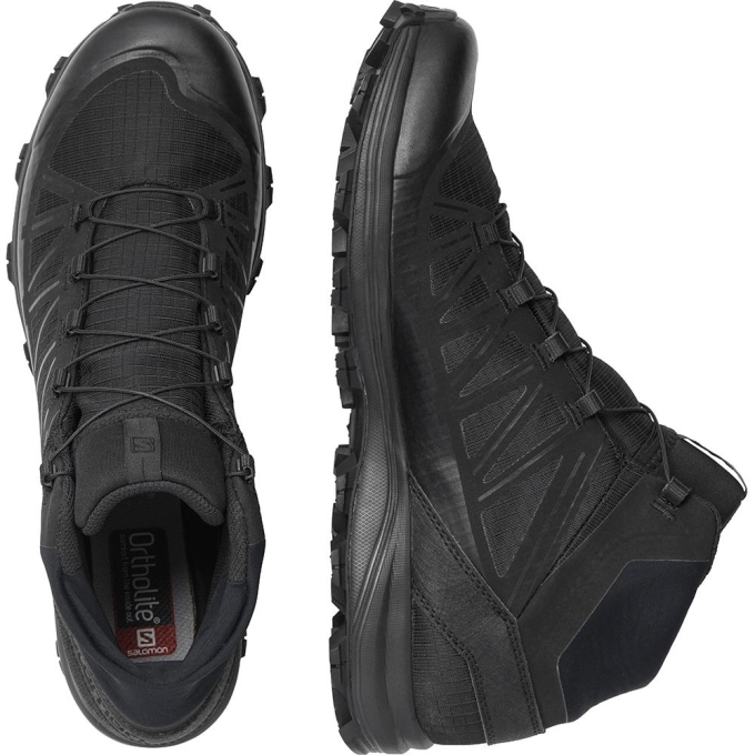 Black Salomon SPEED ASSAULT Men's Road Running Shoes | AE-139OPCU