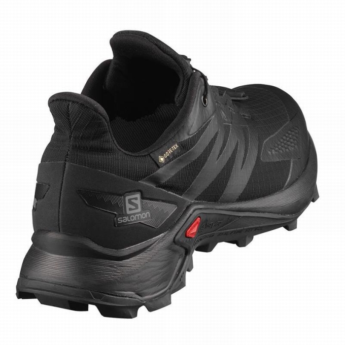 Black Salomon SUPERCROSS BLAST GTX W Women's Trail Running Shoes | AE-489GWKO