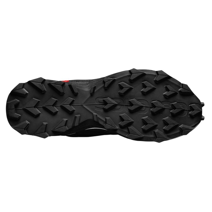 Black Salomon SUPERCROSS BLAST Men's Trail Running Shoes | AE-340WCPO