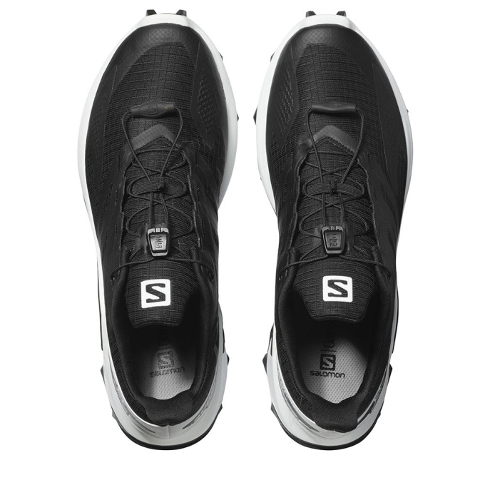 Black Salomon SUPERCROSS BLAST Men's Trail Running Shoes | AE-340WCPO