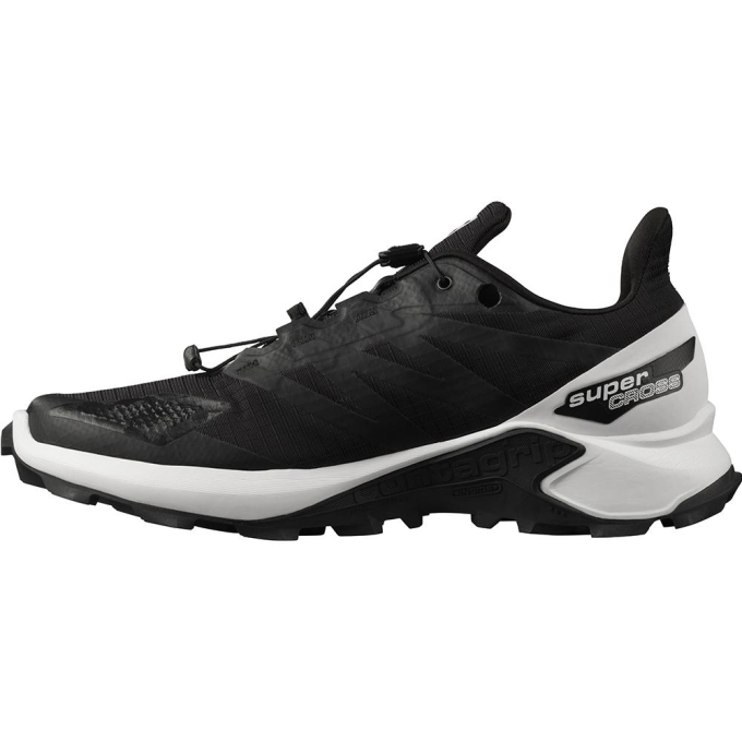 Black Salomon SUPERCROSS BLAST Men's Trail Running Shoes | AE-340WCPO